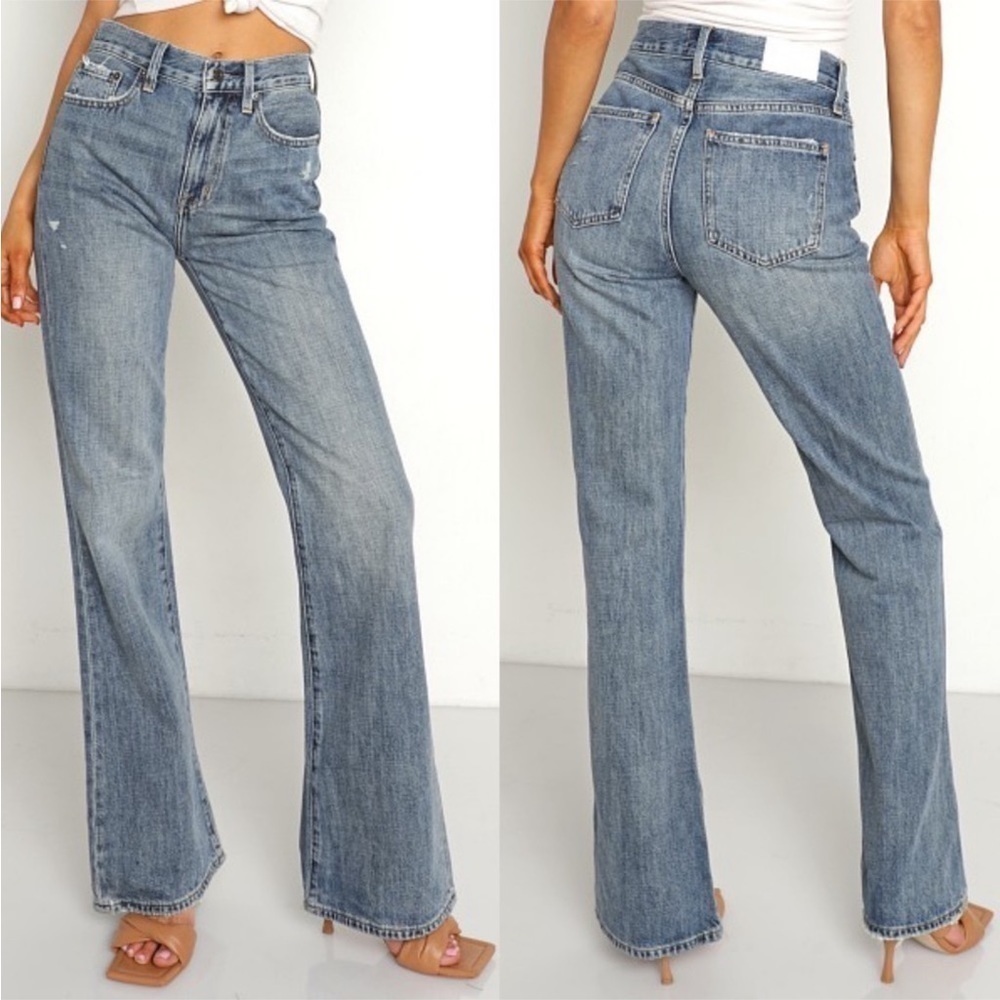 PISTOLA Stevie Pulse High Rise Relaxed Flare Jeans - Picture 11 of 16
